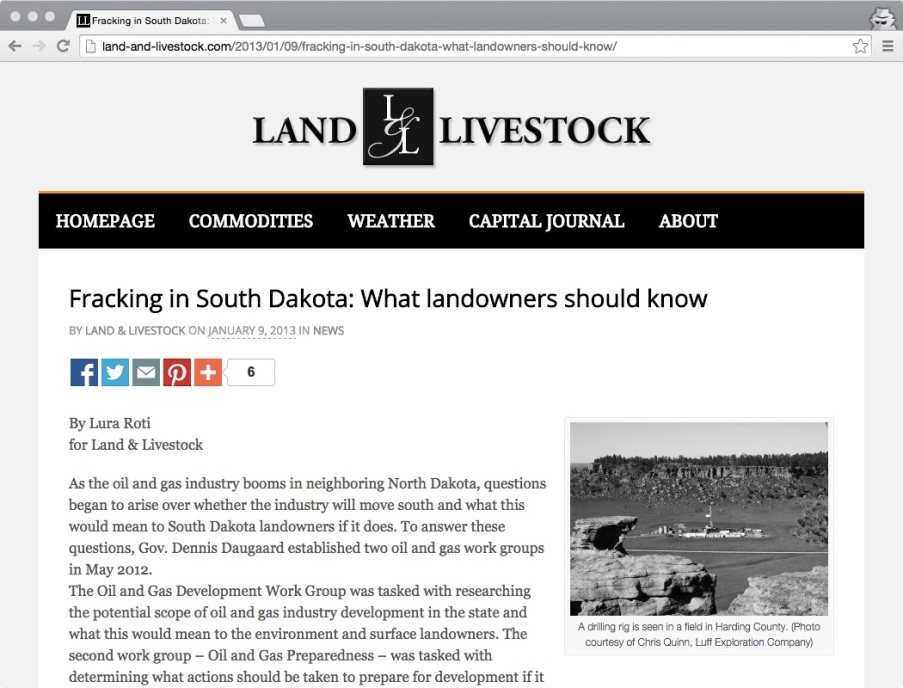 Land and livestock